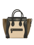 Mini Luggage, &pound;695, Handbags, Black/Khaki, Leather, Front view